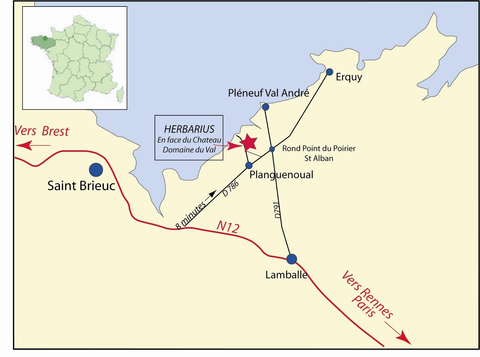 Carte d'accès à Herbarius